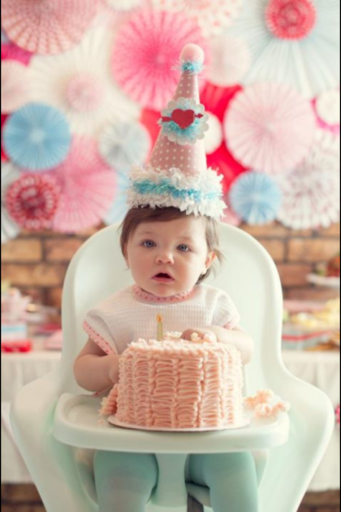 Baby's 1st Birthday Cake. 